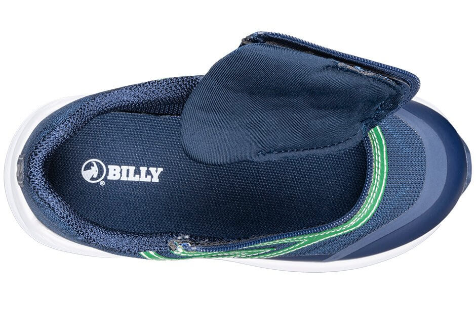 Navy/Green BILLY Goat CPMA Certified AFO-Ready -Shoekid.ca