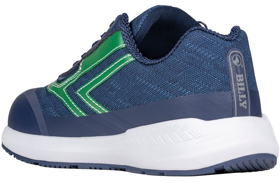 Navy/Green BILLY Goat CPMA Certified AFO-Ready -Shoekid.ca