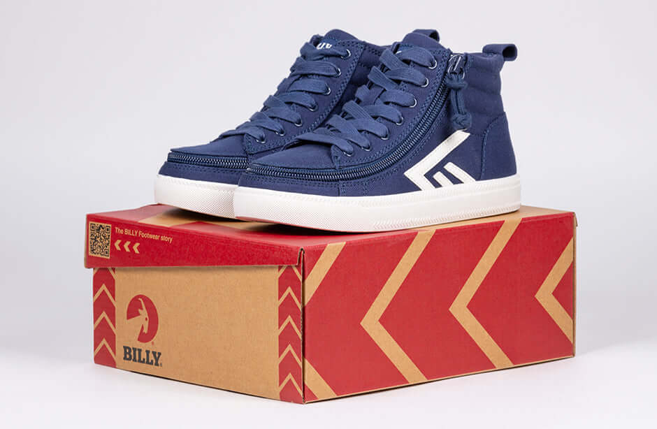 Navy/White BILLY CS 2.0 High Tops -Shoekid.ca