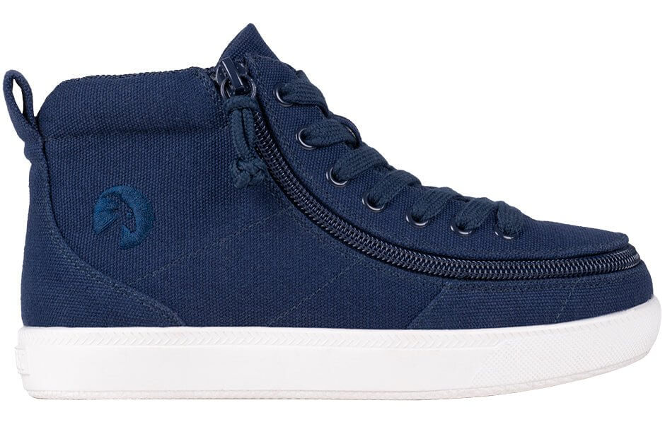 Navy BILLY Classic D|R II High Tops CPMA-Certified AFO-Ready -Shoekid.ca