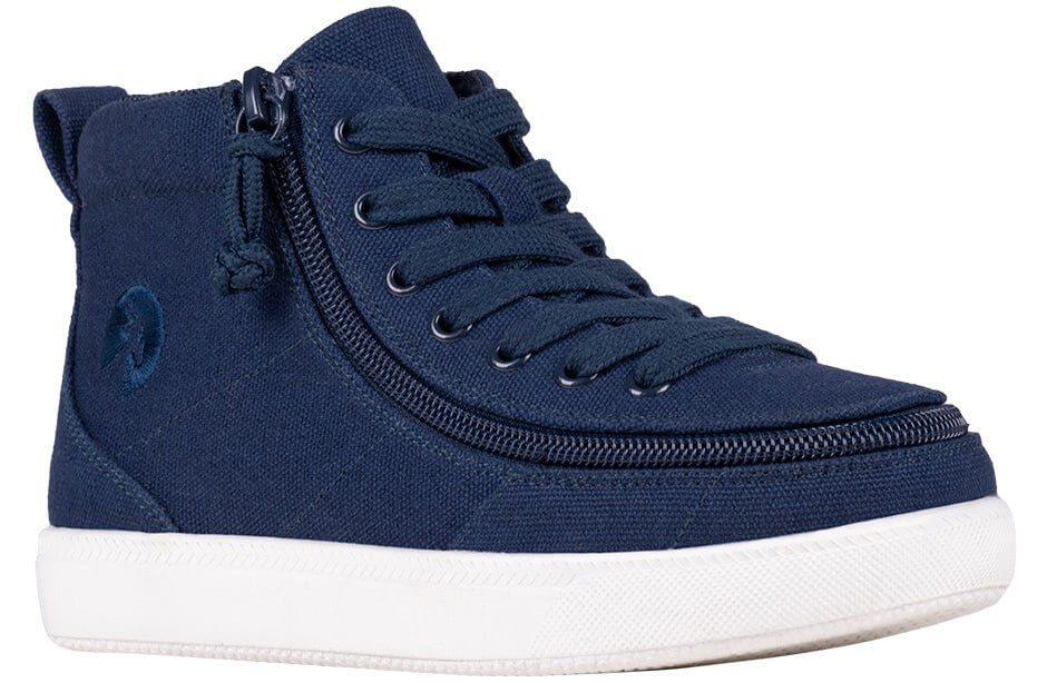 Navy BILLY Classic D|R II High Tops CPMA-Certified AFO-Ready -Shoekid.ca