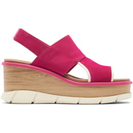 Women's Sorel Joanie III Slingback Wedge Sandal – Fuchsia Fizz