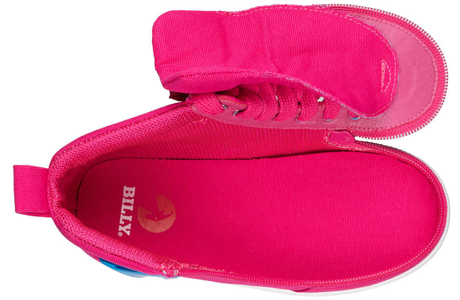 Pink/Blue Light Ups BILLY Classic D|R High Tops -Shoekid.ca