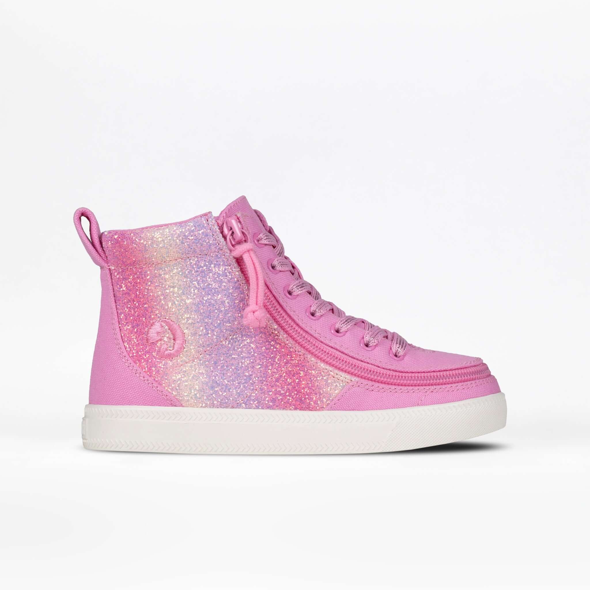 Pink Glitz BILLY Classic Lace High -Shoekid.ca