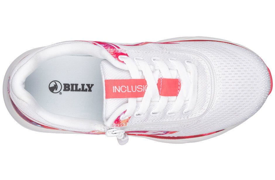 Pink Marble BILLY Sport Inclusion Athletic Sneakers -Shoekid.ca