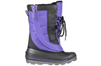 Purple BILLY Ice Winter Boots for kids - AFO friendly, insulated for warmth and easy access design, perfect for extreme cold weather.