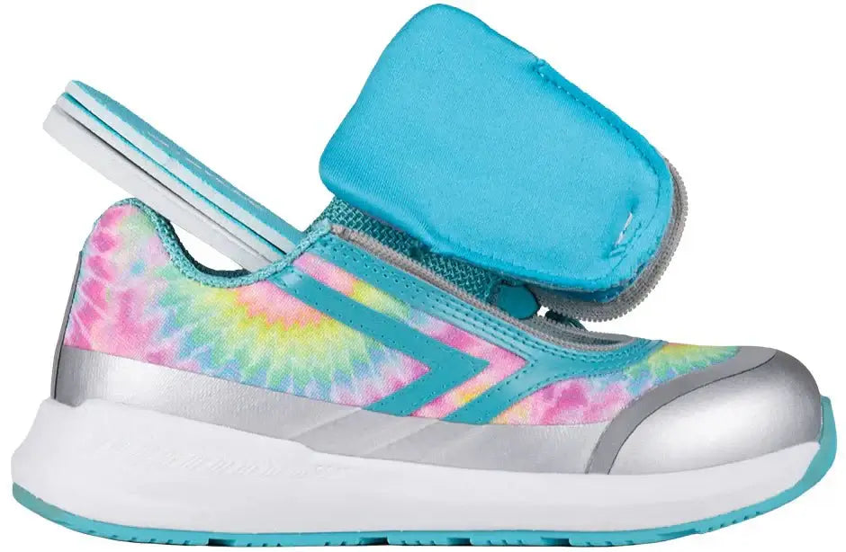 Rainbow Tie Dye BILLY Goat CPMA Certified AFO-Ready -Shoekid.ca