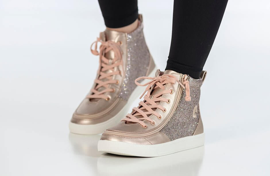 Rose Gold V2 Unicorn BILLY Classic Lace Highs - 22100-680 -Shoekid.ca