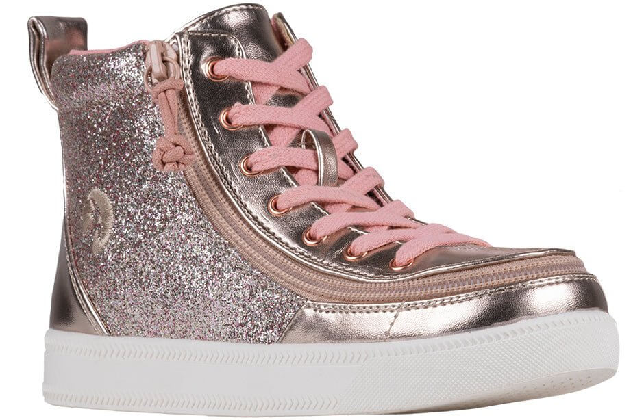 Rose Gold V2 Unicorn BILLY Classic Lace Highs - 22100-680 -Shoekid.ca