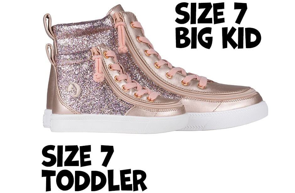 Rose Gold V2 Unicorn BILLY Classic Lace Highs - 22100-680 -Shoekid.ca