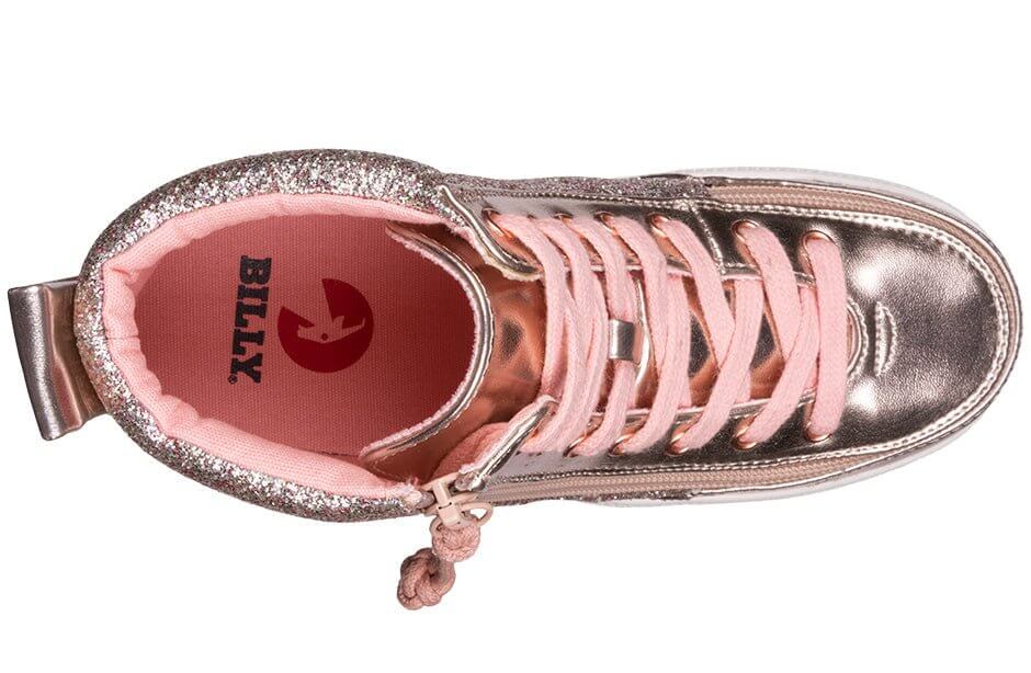 Rose Gold V2 Unicorn BILLY Classic Lace Highs - 22100-680 -Shoekid.ca