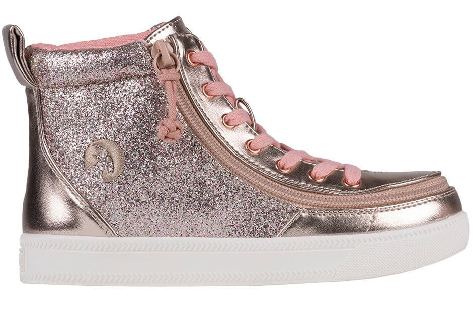 Rose Gold V2 Unicorn BILLY Classic Lace Highs - 22100-680 -Shoekid.ca