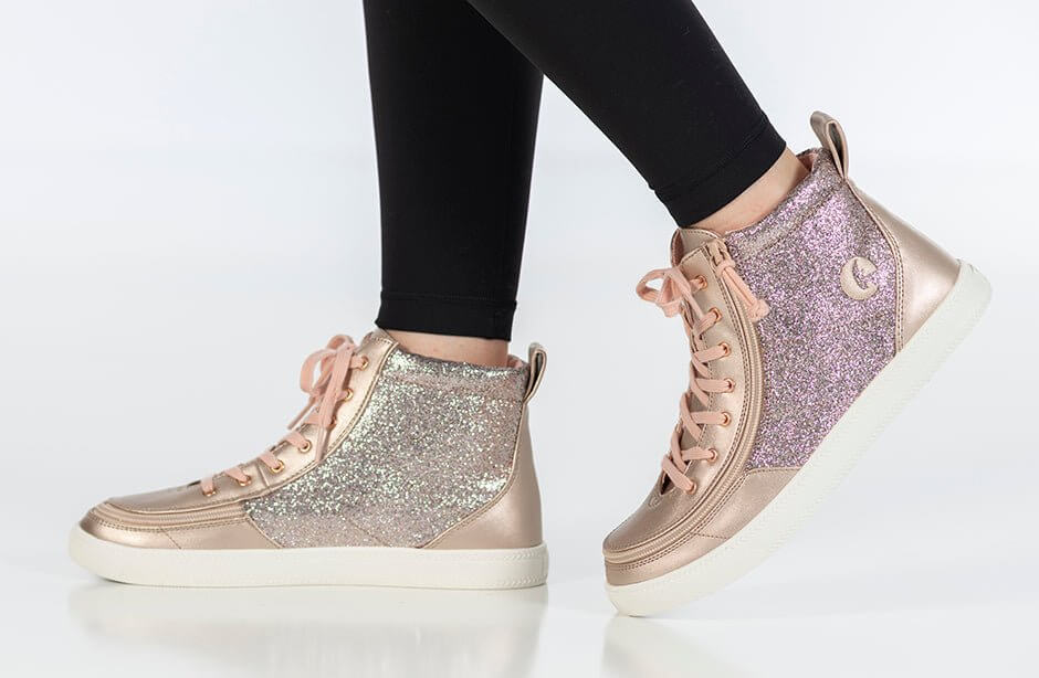Rose Gold V2 Unicorn BILLY Classic Lace Highs - 22100-680 -Shoekid.ca