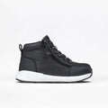 Rugged Black BILLY Goat Dual Zipper High Tops CPMA Certified AFO-Ready -Shoekid.ca
