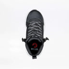 Rugged Black BILLY Goat Dual Zipper High Tops CPMA Certified AFO-Ready -Shoekid.ca
