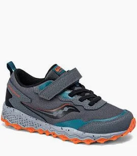 Saucony Peregrine KDZ A/C Shield - Grey/Teal - Boys'
