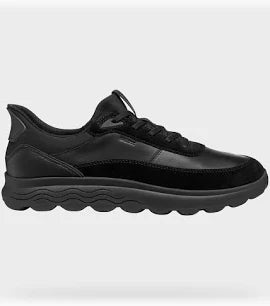 GEOX Spherica Plus A Leather - Black - Men's