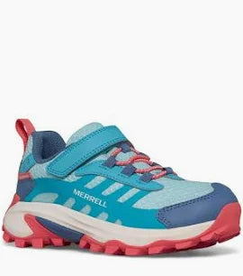 Merrell Moab Speed 2 Low A/C WP - Turquoise/Coral - Girls'