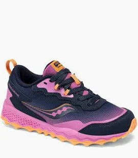 Saucony Peregrine KDZ Shield - Navy/Pink - Girls'