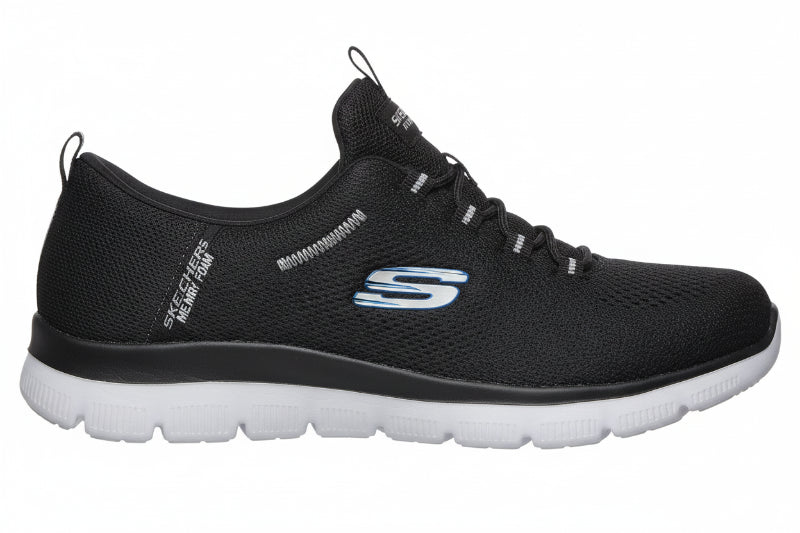 Skechers Summits-Best Choice - Black/Light Blue