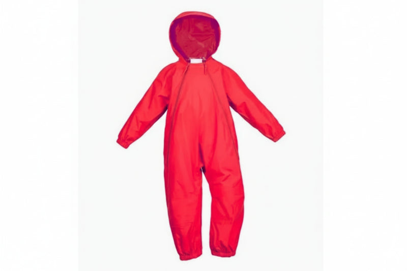 Splashy Kids Rain Suit Red -100% Waterproof