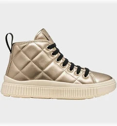 GEOX J Laquinny Sneaker - Platinum