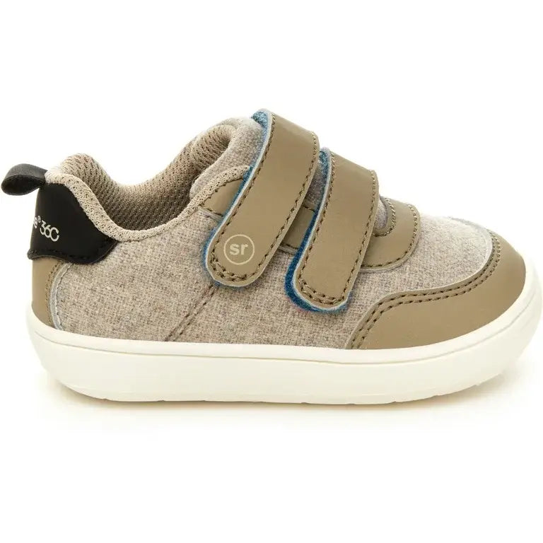 Stride Rite Boys Hayden Khaki Baby 360 Toddler Sneaker