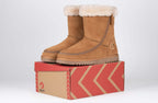 Women's Chestnut BILLY Cozy Boots -Shoekid.ca