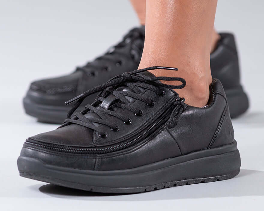 Women's Black to the Floor BILLY Work Comfort Lows (CPMA Approved) -Shoekid.ca