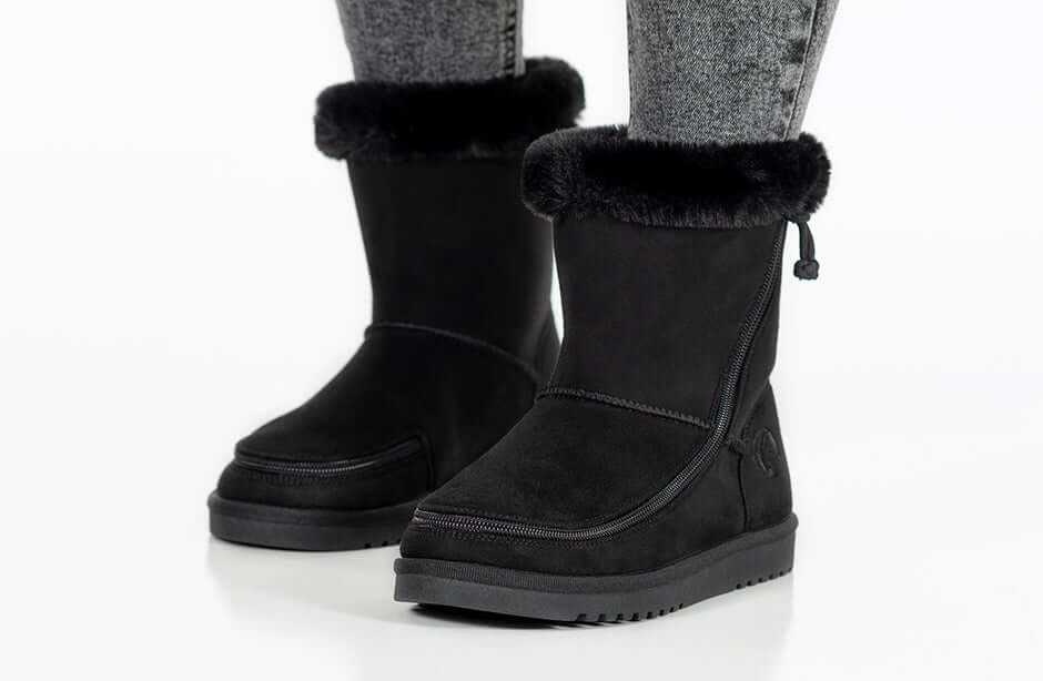 Women's Black BILLY Cozy Boots -Shoekid.ca