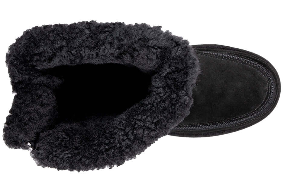 Women's Black BILLY Cozy Quilt Warm Lux Boots -Shoekid.ca