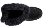 Women's Black BILLY Cozy Quilt Warm Lux Boots -Shoekid.ca