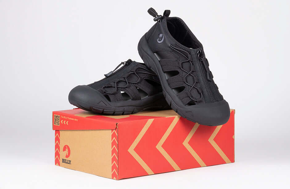 Women's Black to the Floor BILLY River Sandals -Shoekid.ca