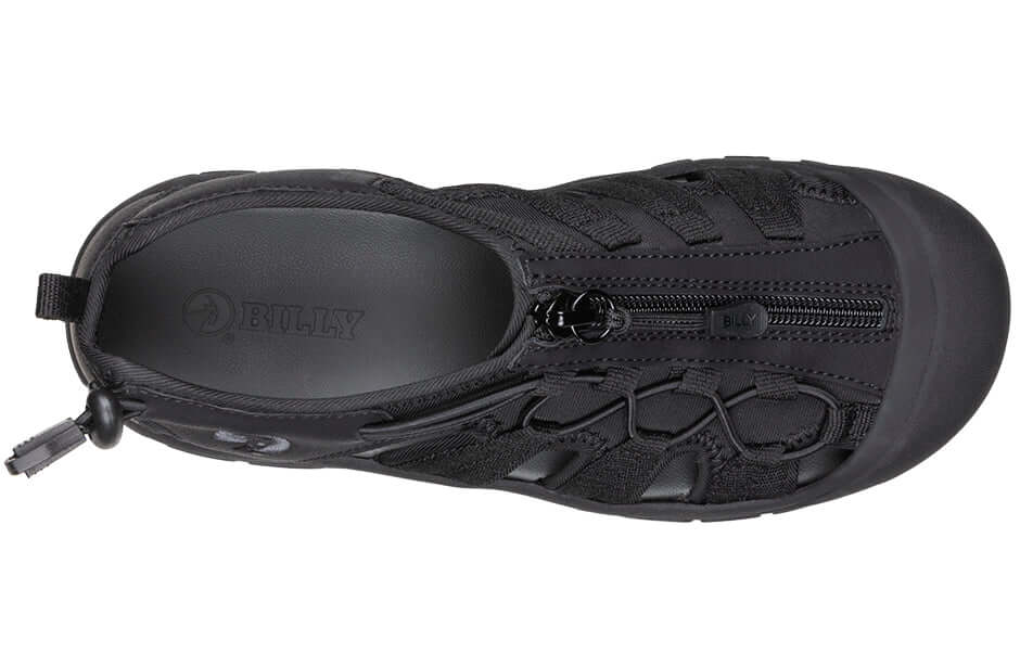 Women's Black to the Floor BILLY River Sandals -Shoekid.ca