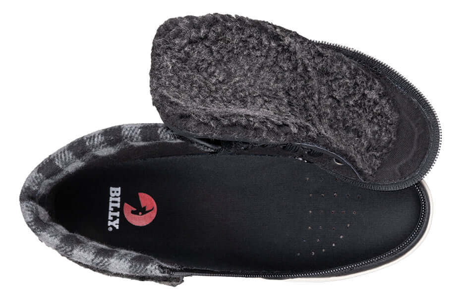 Women's Black/Charcoal BILLY Cuffs -Shoekid.ca