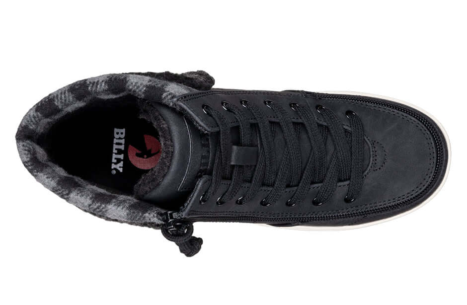 Women's Black/Charcoal BILLY Cuffs -Shoekid.ca