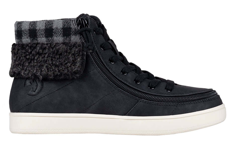 Women's Black/Charcoal BILLY Cuffs -Shoekid.ca