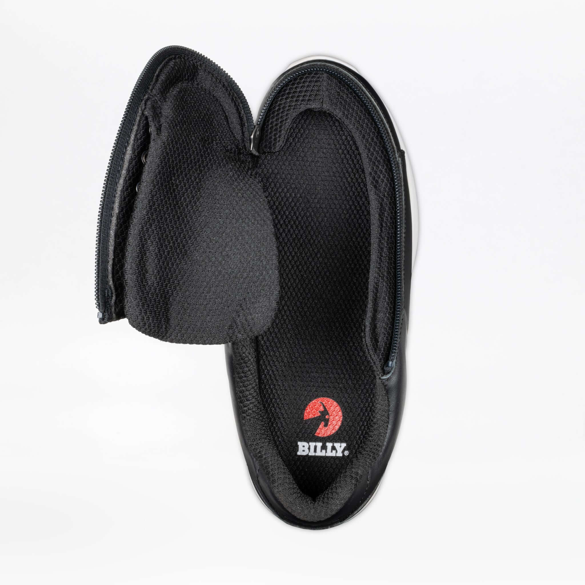 Women's Black Leather BILLY Comfort Plush -Shoekid.ca