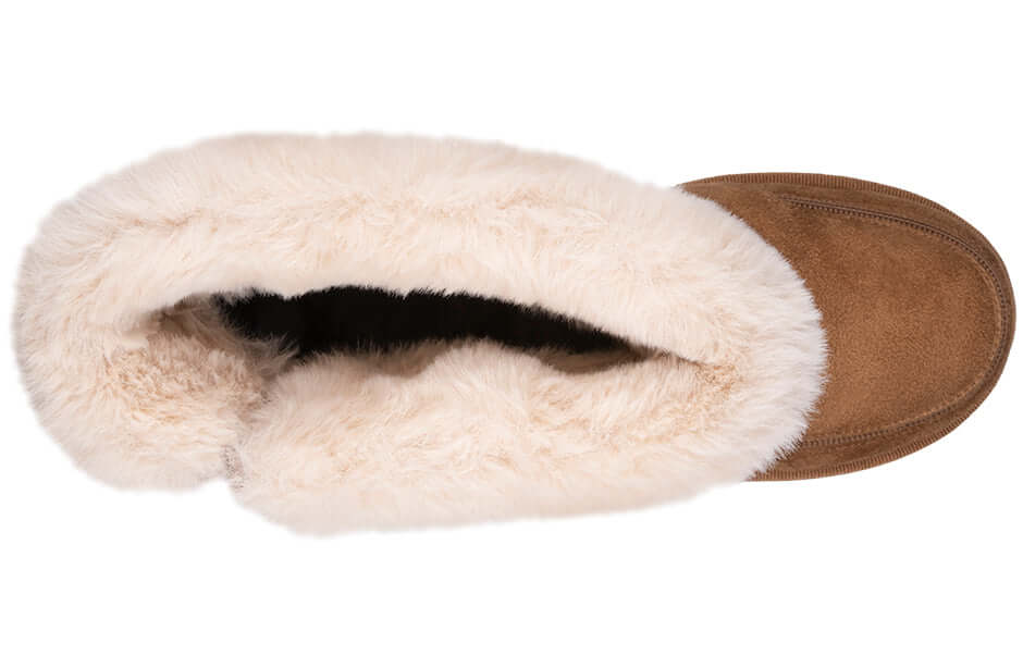 Women's Chestnut BILLY Cozy Boots -Shoekid.ca