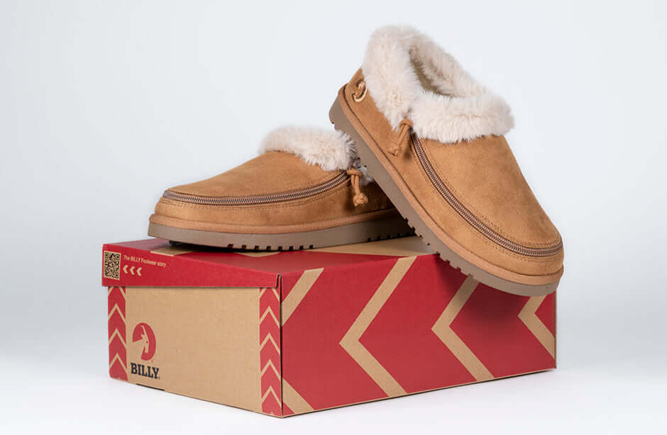 Women's Chestnut BILLY Cozy Slippers -Shoekid.ca