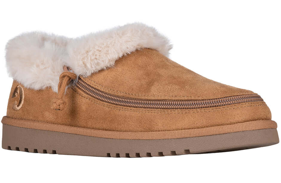 Women's Chestnut BILLY Cozy Slippers -Shoekid.ca