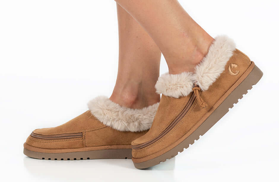 Women's Chestnut BILLY Cozy Slippers -Shoekid.ca