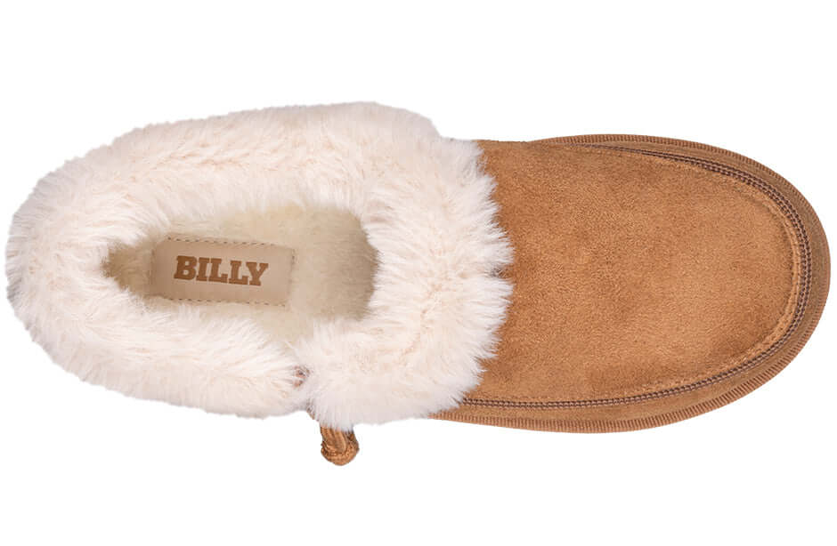 Women's Chestnut BILLY Cozy Slippers -Shoekid.ca