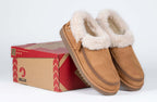 Women's Chestnut BILLY Cozy Slippers -Shoekid.ca
