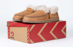 Women's Chestnut BILLY Cozy Slippers -Shoekid.ca