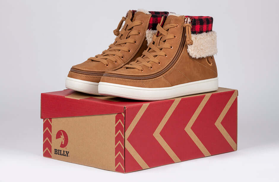 Women's Cognac BILLY Cuffs -Shoekid.ca