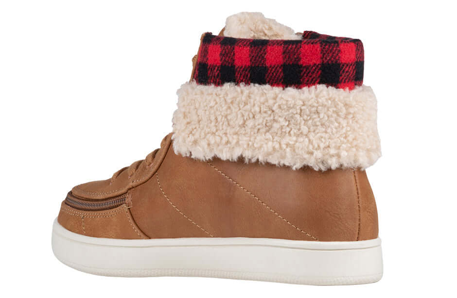 Women's Cognac BILLY Cuffs -Shoekid.ca