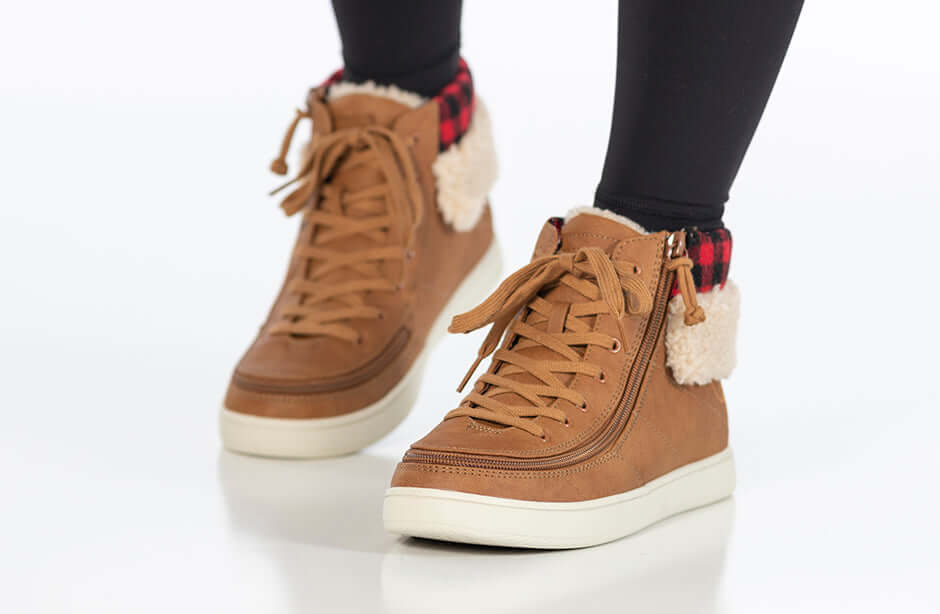 Women's Cognac BILLY Cuffs -Shoekid.ca
