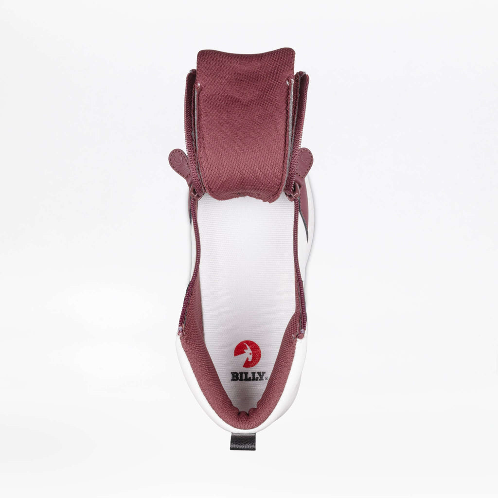 Women's White/Wine/Black BILLY Comfort DZ High -Shoekid.ca