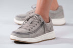 Women's Grey Suede BILLY Comfort Lows (CPMA Approved) -Shoekid.ca